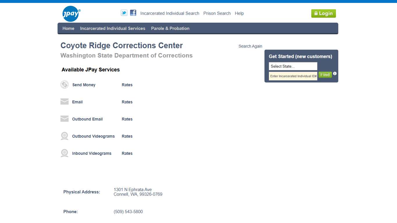 Coyote Ridge Corrections Center
